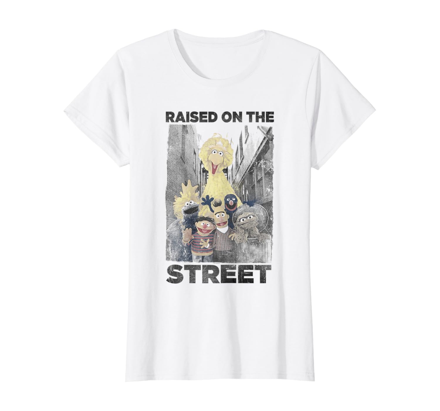 Sesame Street Raised on the Streets TShirt Clothing